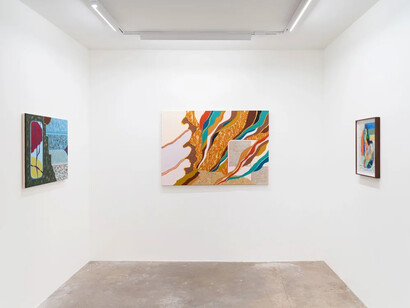 Franziska Goes, Seeds and circles, exhibition view. Courtesy of Moskowitz Bayse