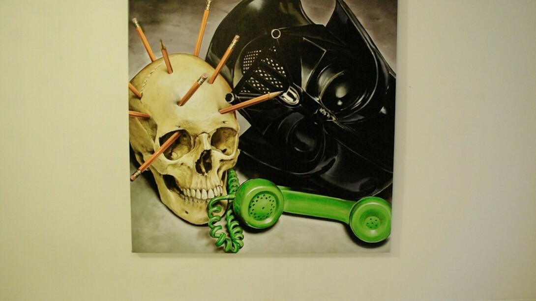 Victor Rodriguez, New Mexican Psychorealism, Exhibition view. Courtesy of Galerie Benjamin Eck