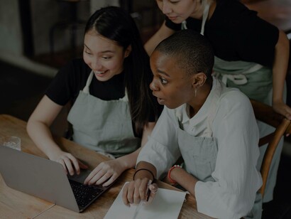 Joy and surprise as these working students have found a job through an online service that they might enjoy more