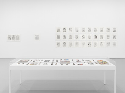 Aline Kominsky-Crumb & R. Crumb, Exhibition view. Courtesy of David Zwirner