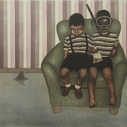 Carrie Lingscheit, Mischief, Intaglio