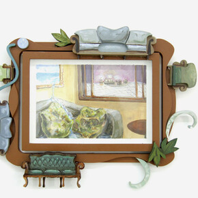 Guzmán Paz, Living, 2025. Cortesía de la Galería Nora Fisch