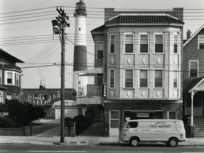 George Tice, Hudson's Fish Market, Atlantic City, New Jersey, 1973, vintage gelatin silver print, 8 x 10 inches. Courtesy of Joseph Bellows Gallery, La Jolla California