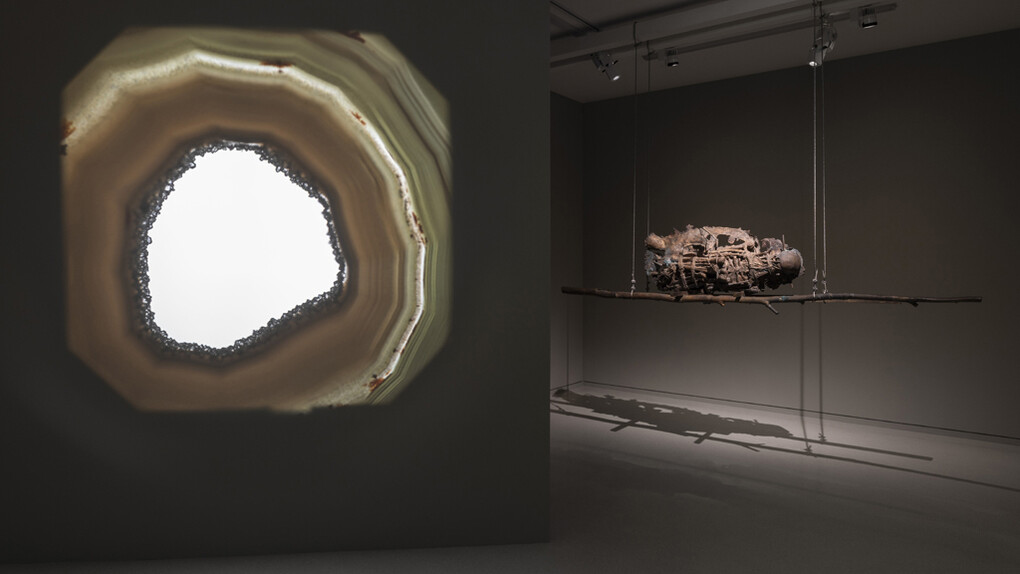 Francisco Tropa, Paésine, vue de l'exposition. Avec l'aimable autorisation du Nouveau Musée National de Monaco