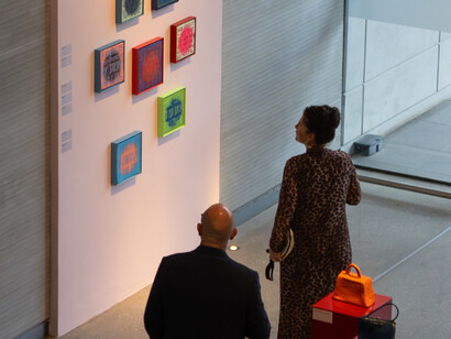 Githan Coopoo, Tears now but heaven tomorrow, exhibition view. Courtesy of Norval Foundation