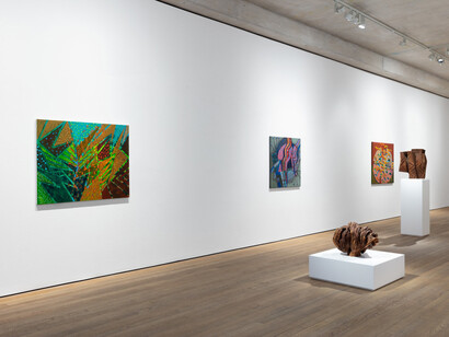 Kim Yun Shin, Add two add one, exhibition view. Courtesy of Lehmann Maupin