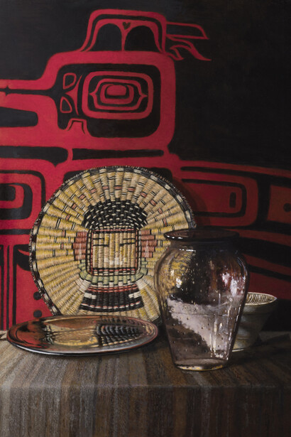 William Shepherd, Big red bird (detail), n.d. Courtesy of LewAllen Galleries 