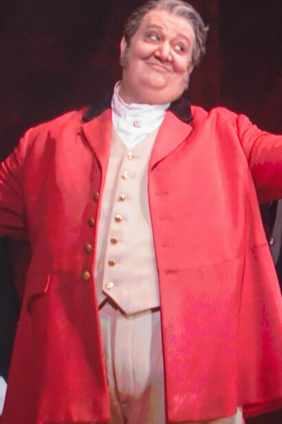 Representación en vivo de la ópera "Falstaff" en la Ópera Metropolitana de Nueva York, en 2013 