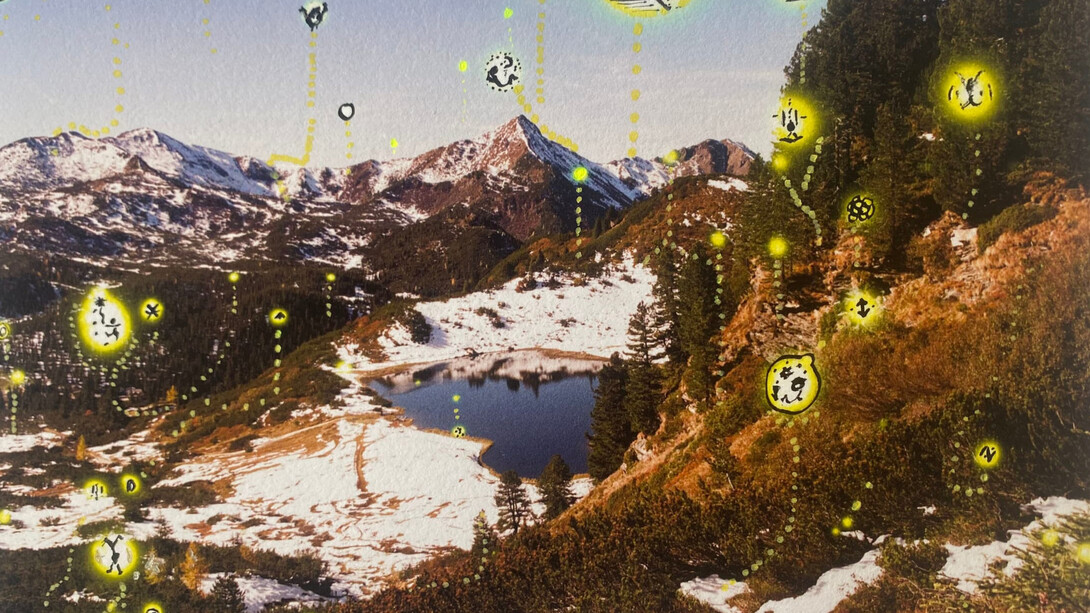 Malika Sqalli, Sprites and fireflies, 2022. Avec l’aimable autorisation de la Galerie MCC
