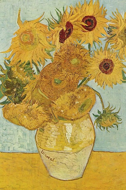 Vincent Van Gogh, Natura morta: vaso con dodici girasoli, 1888