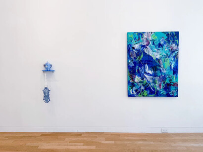 Various artists, Mark making / Time marking, exhibition view. Courtesy of Upsilon Gallery