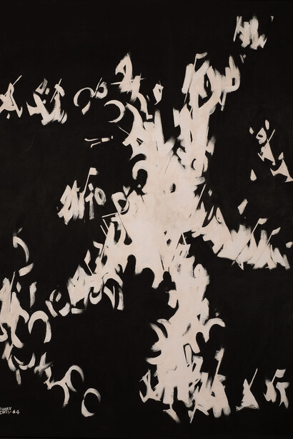 Norman Lewis - Journey to an End, 1964. Oil on canvas, 52 x 50 in.; framed: 56 1/2 x 51 1/2 in. 
Mott-Warsh Collection, Flint, Michigan © Estate of Norman W. Lewis; Courtesy of Michael Rosenfeld Gallery LLC, New York, NY
