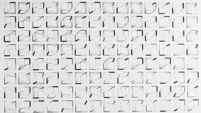 Beyond the lines. Courtesy of Galerie Charlot