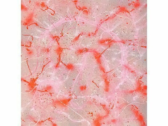 Danza Cosmica, 2012, Acrylic on canvas, 39 3/8 x 39 3/8 inches, 100 x 100 cm © 2014 Alberto Di Fabio. Courtesy Gagosian Gallery