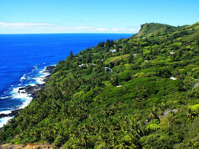 Adamstown, capital de la Isla Pitcairn