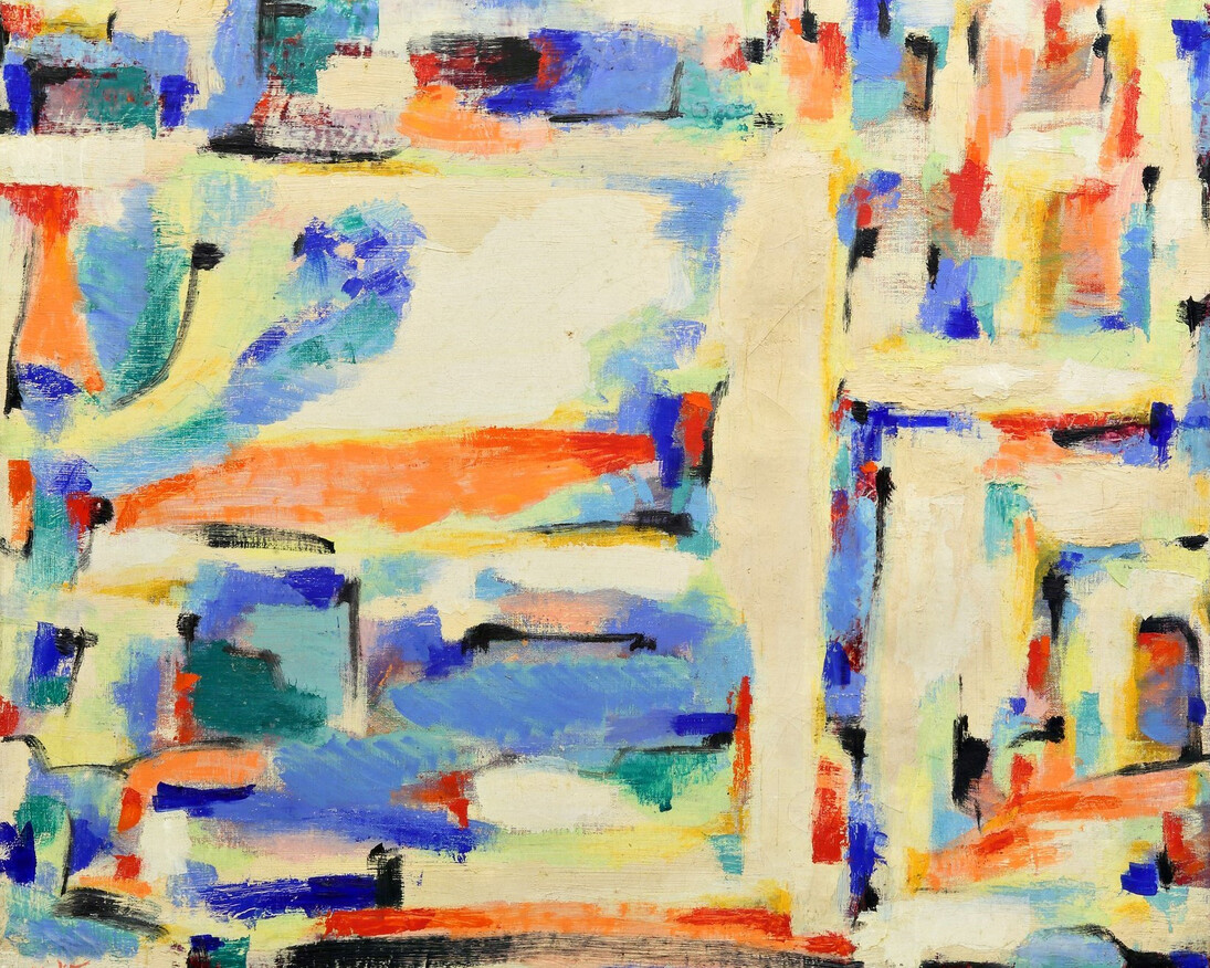 Contrasti, fondi blu e materia poetica. Courtesy of Galleria d‟Arte 2000 & Novecento
