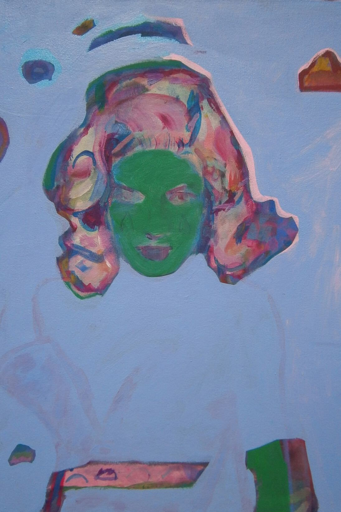Darrell Hawkins, Rox Rox, Acrylic on Canvas, 60 x 70 cm, Image courtesy of the Saatchi Gallery, London

