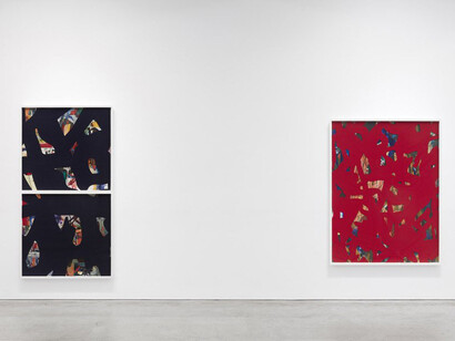 Arturo Herrera, exhibition view. Courtesy of Sikkema Malloy Jenkins Gallery