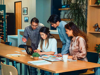 As they brainstorm solutions together, their camaraderie stands as a reminder that mental health thrives in a culture of open communication