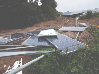At the end of their usable lives, toxic solar panels go to landfills