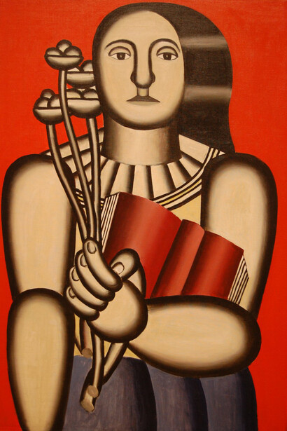 Fernand Leger, *Woman with a Book*, 1923      