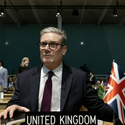 UK Prime Minister Keir Starmer at COP29 in Baku, Azerbaijan