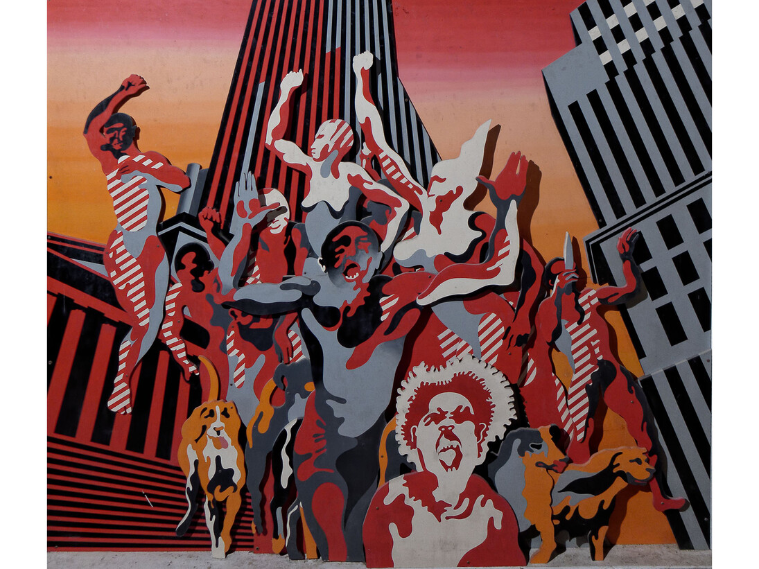 Henri Cueco, Les Hommes Rouges 1968-9 © Henri Cueco/ADAGP 2014. Photo: David Cueco
