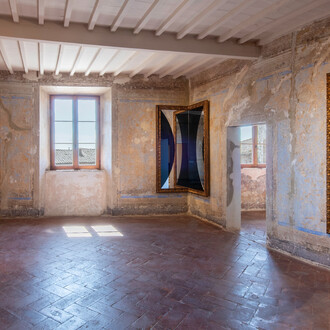 Michelangelo Pistoletto, La soglia, exhibition view. Courtesy of Galleria Continua
