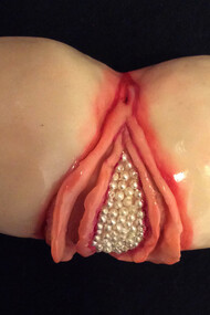 Untitled- Polymer Clay, Beads - 2x4.5x2.25, 2016
