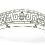 Diamond and pearl tiara previously owned by Lady Marguerite Allan and saved from the Lusitania, Cartier, 1909, France. Marian Gérard, Cartier Collection. © Cartier
