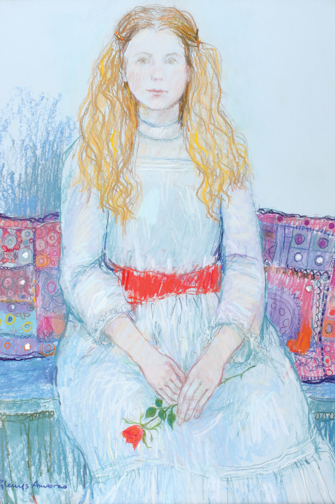 Glenys Ambrus, Clare with rose
