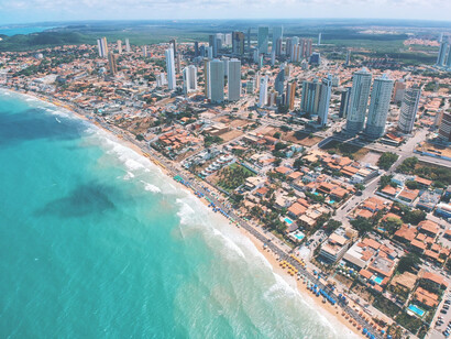 Vista de Natal, em Rio Grande do Norte; Brasil
