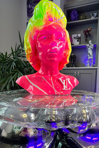 Marilyn Monroe Pop Art Scuplture