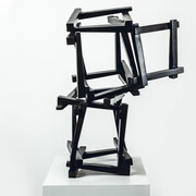 Imge: Jedd Novatt (b. 1958)H urácan III, 2021, Black bronze sculpture24.50 x 19.62 x 12.25 in. 