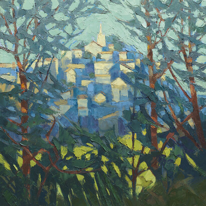 Alan Cotton, Provence - Bonnieux From the Meadows