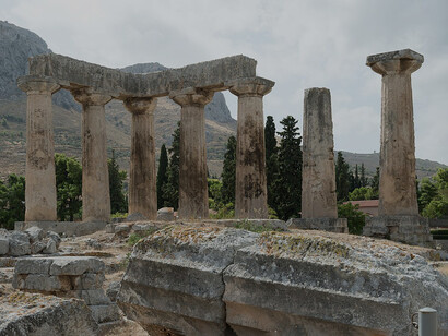Tempio di Apollo, (540 a.C.), Corinto, Grecia