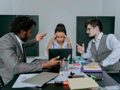 Disagreements while working together