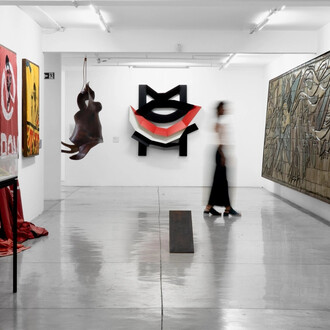 Vários artistas, Festa das falas, vista da exposição. Cortesia da Galeria Nara Roesler