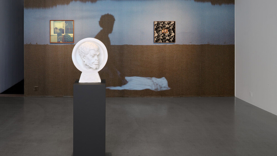 Salad Hilowle, När morgonstjärnan brinner, exhibition view. Courtesy of Cecilia Hillström Gallery