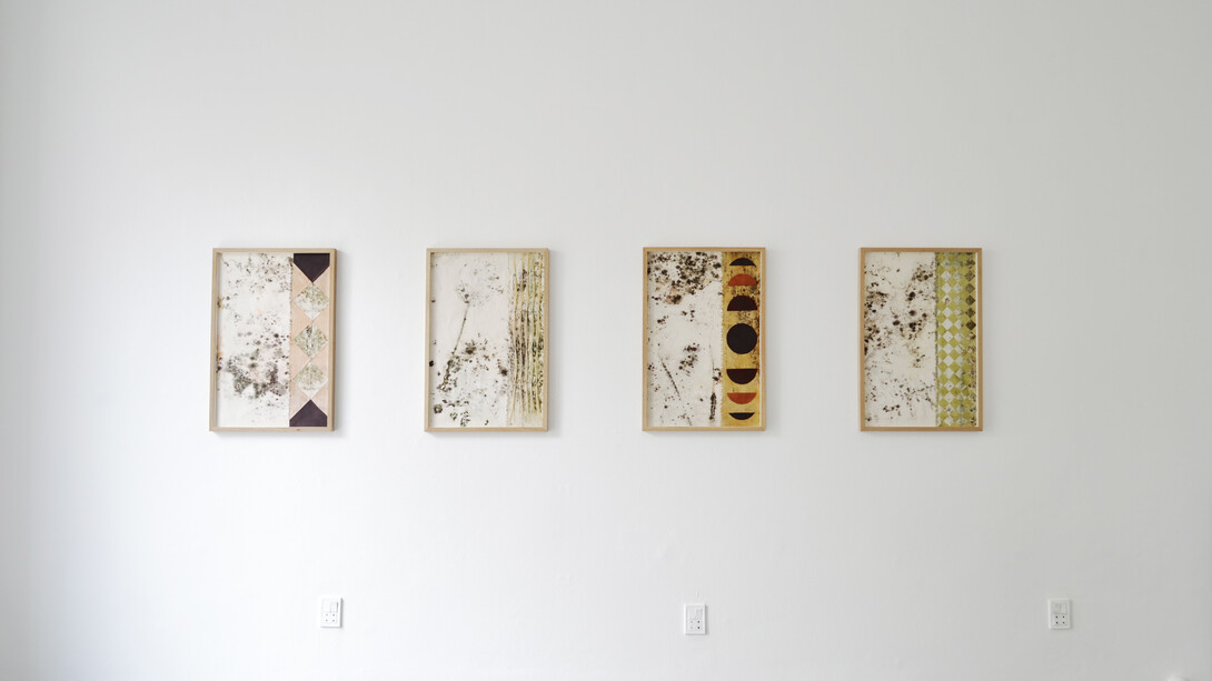 Anna Bak | Through the impact of time my scars will show, 2020. Installation view, Marie Kirkegaard Gallery-kopi