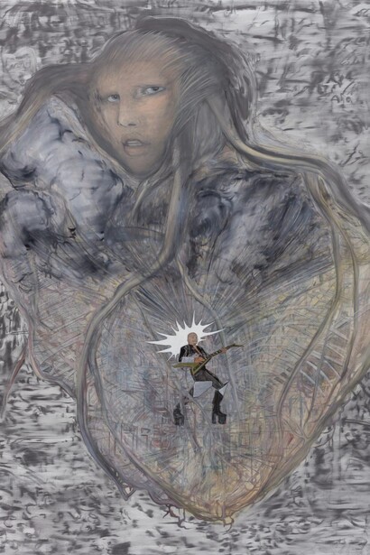 Janiva Ellis, Listen to the soul warrior, 2023. Courtesy of the Carpenter Center