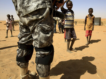 Cascos azules en África