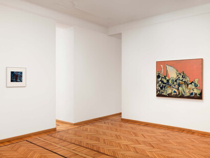 Uwe Wittwer, Controcorrente, veduta della mostra. Cortesia di Monica De Cardenas