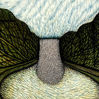 Morris Hirshfield, Waterfall (detail), 1940. Courtesy of Ricco/Maresca Gallery