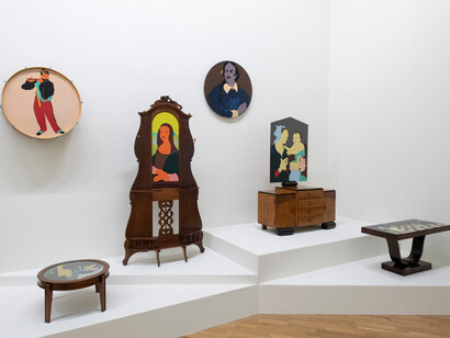 Retrospectiva de Beatriz González, vista de exhibición. Cortesía del Astrup Fearnley Museet