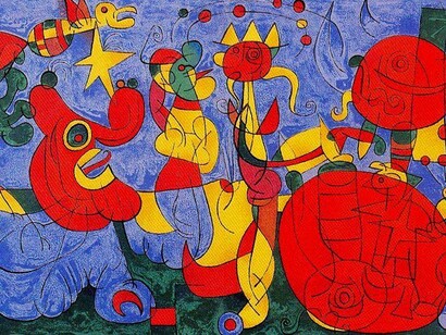 Joan Mirò, Suites pour Ubu Roi, (1966). Imprescindibile attributo del tiranno è l'essere svincolato dal tristo dominio della morte