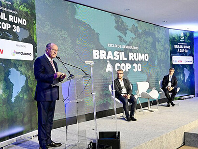 Vice President Geraldo Alckmin Opens the 2nd Edition of the "Brazil Towards COP30" Project in São Paulo, Brazil, 2024