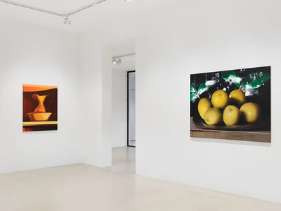 Mircea Suciu, Champagne and strawberries, exhibition view. Courtesy of Keteleer Gallery