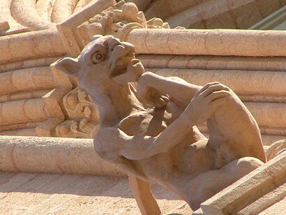 Luján, Argentina. Gárgola de la basílica de Nuestra Señora de Luján