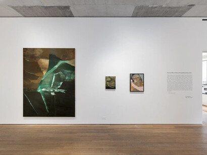 Biraaj Dodiya and Gieve Patel, Due to an obscure reason, exhibition view. Courtesy of Vadehra Art Gallery